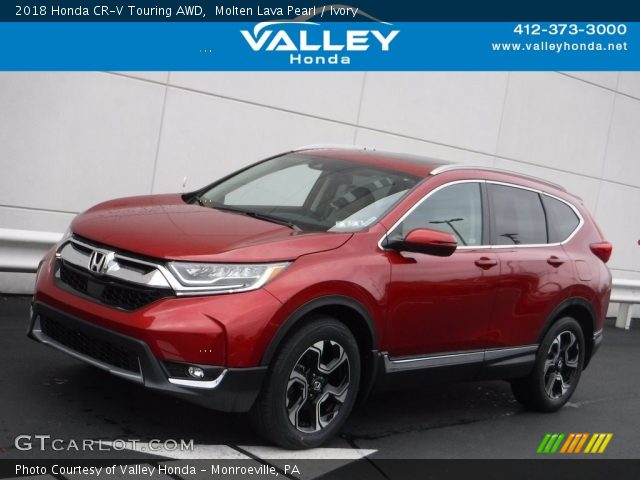 2018 Honda CR-V Touring AWD in Molten Lava Pearl