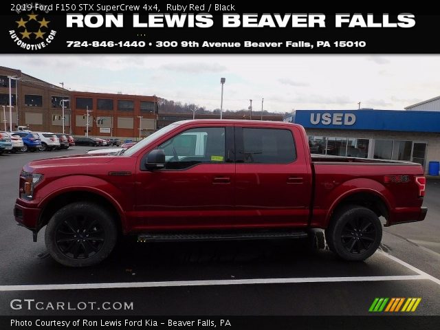 2019 Ford F150 STX SuperCrew 4x4 in Ruby Red