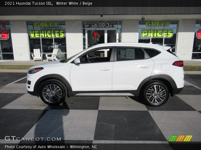 2021 Hyundai Tucson SEL in Winter White