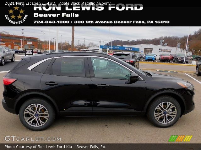 2021 Ford Escape SEL 4WD in Agate Black Metallic