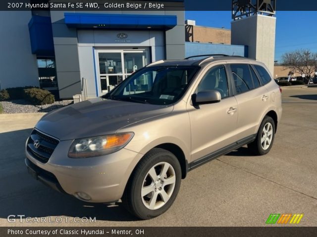 2007 Hyundai Santa Fe SE 4WD in Golden Beige