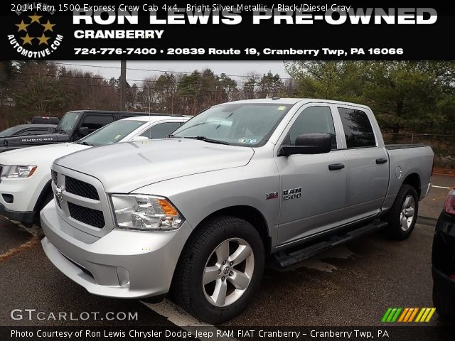 2014 Ram 1500 Express Crew Cab 4x4 in Bright Silver Metallic