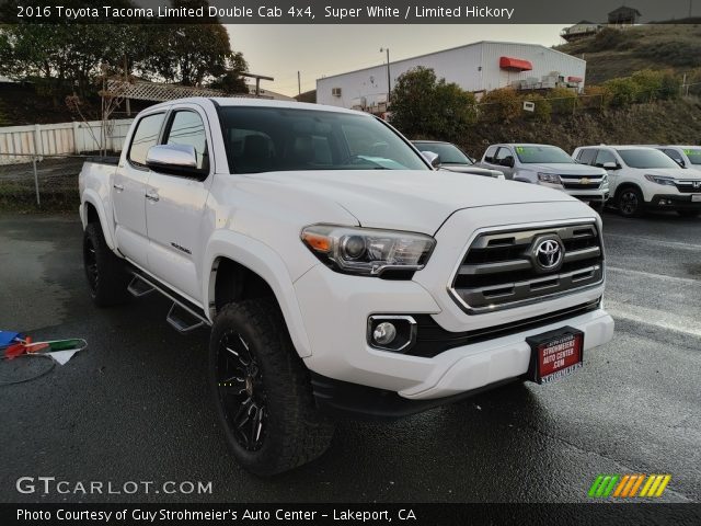 2016 Toyota Tacoma Limited Double Cab 4x4 in Super White