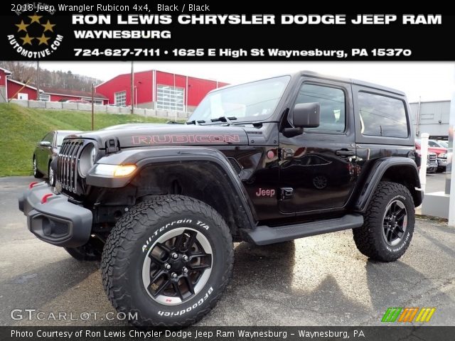 2018 Jeep Wrangler Rubicon 4x4 in Black