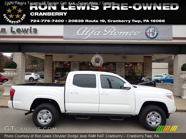 2020 Toyota Tacoma SR Double Cab 4x4 in Super White
