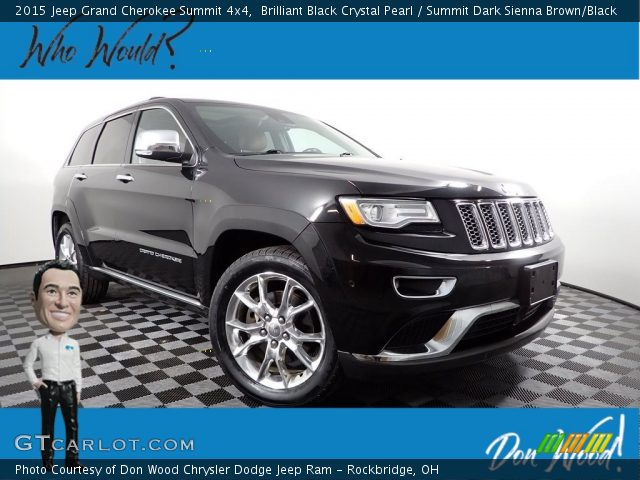 2015 Jeep Grand Cherokee Summit 4x4 in Brilliant Black Crystal Pearl