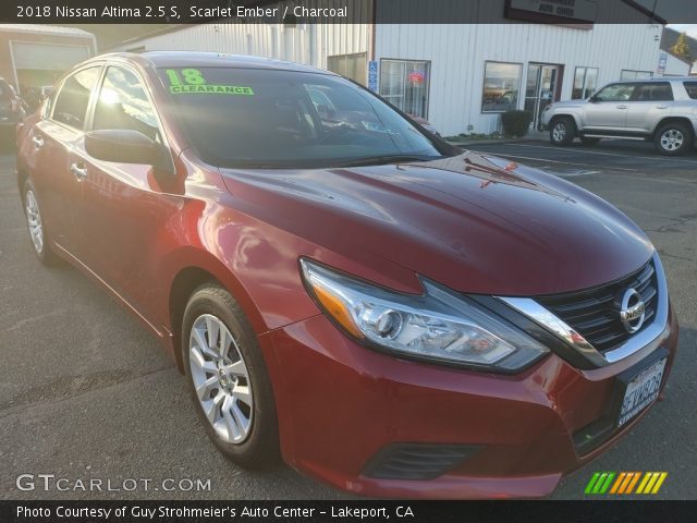 2018 Nissan Altima 2.5 S in Scarlet Ember