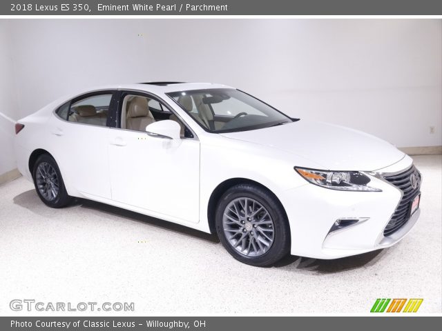 2018 Lexus ES 350 in Eminent White Pearl