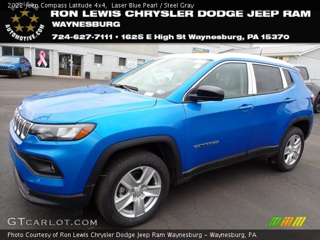 2022 Jeep Compass Latitude 4x4 in Laser Blue Pearl