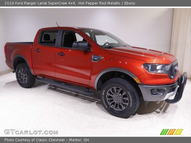 2019 Ford Ranger Lariat SuperCrew 4x4 in Hot Pepper Red Metallic