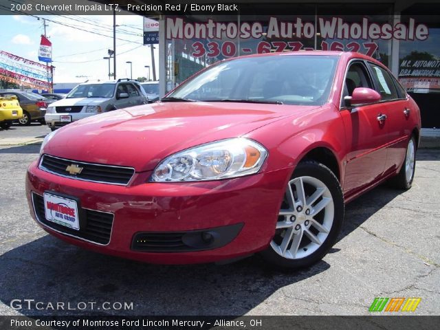 2008 Chevrolet Impala LTZ in Precision Red