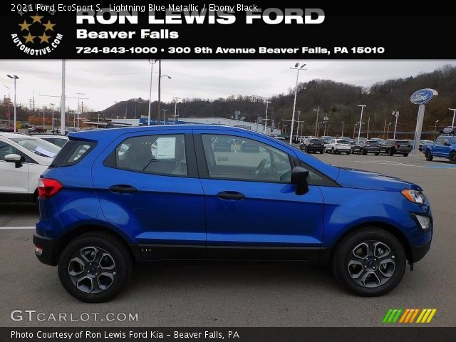 2021 Ford EcoSport S in Lightning Blue Metallic
