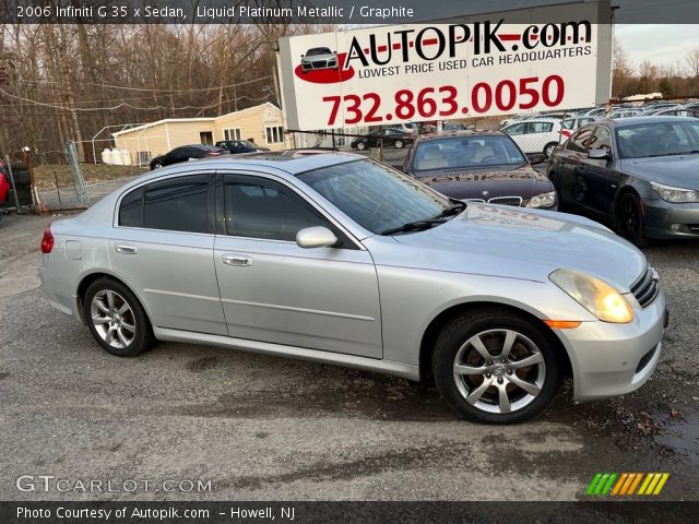 2006 Infiniti G 35 x Sedan in Liquid Platinum Metallic