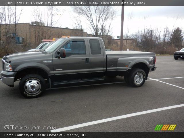 2005 Ford F350 Super Duty Lariat SuperCab 4x4 Dually in Dark Stone Metallic