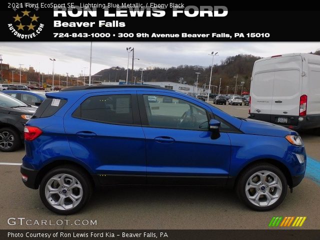 2021 Ford EcoSport SE in Lightning Blue Metallic