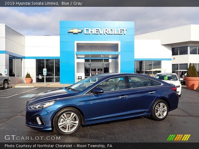 2019 Hyundai Sonata Limited in Blue