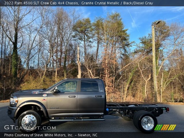 2022 Ram 4500 SLT Crew Cab 4x4 Chassis in Granite Crystal Metallic