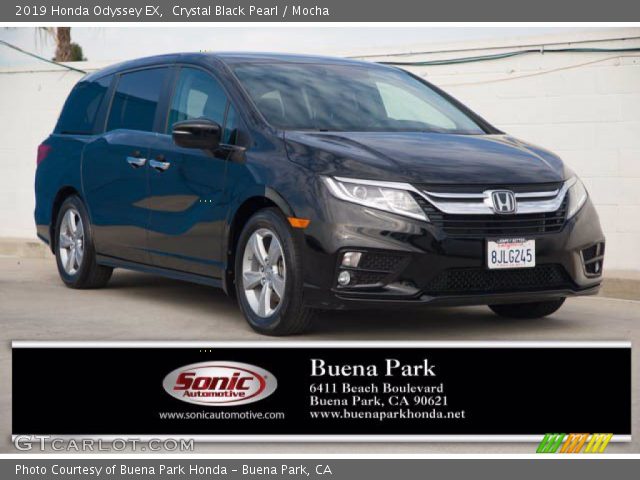 2019 Honda Odyssey EX in Crystal Black Pearl