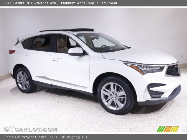 2020 Acura RDX Advance AWD in Platinum White Pearl