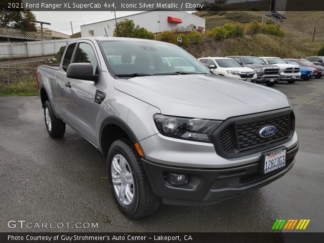 2021 Ford Ranger XL SuperCab 4x4 in Iconic Silver Metallic