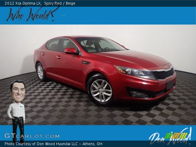 2012 Kia Optima LX in Spicy Red