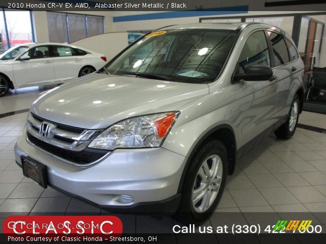 2010 Honda CR-V EX AWD in Alabaster Silver Metallic