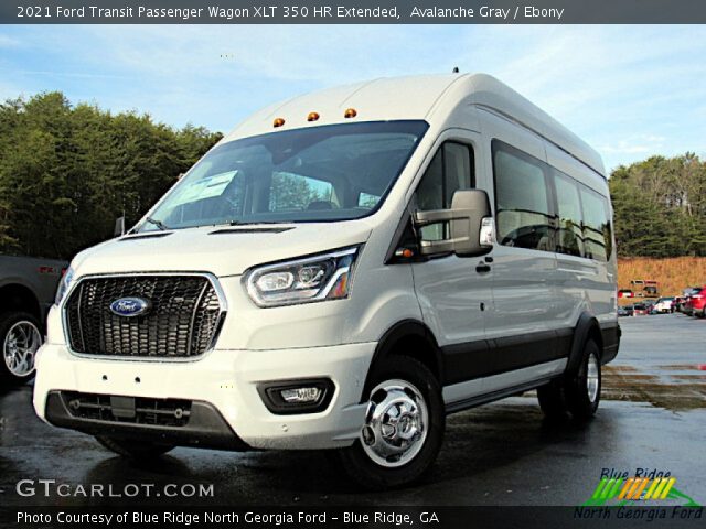 2021 Ford Transit Passenger Wagon XLT 350 HR Extended in Avalanche Gray