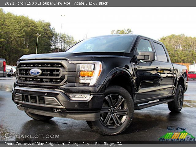 2021 Ford F150 XLT SuperCrew 4x4 in Agate Black