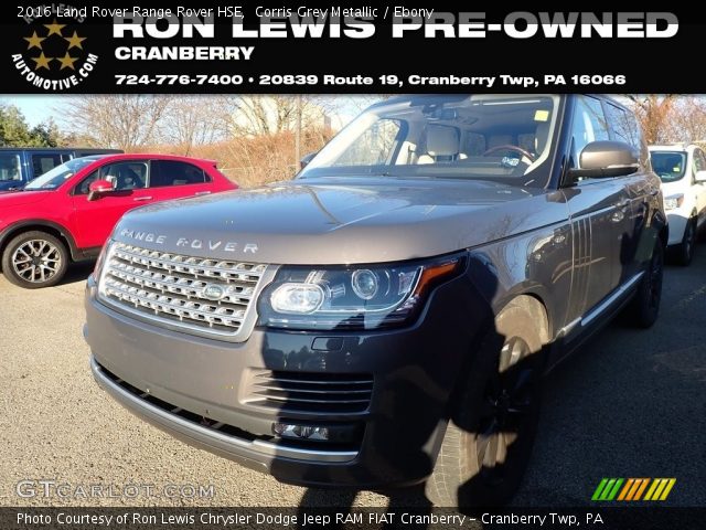 2016 Land Rover Range Rover HSE in Corris Grey Metallic
