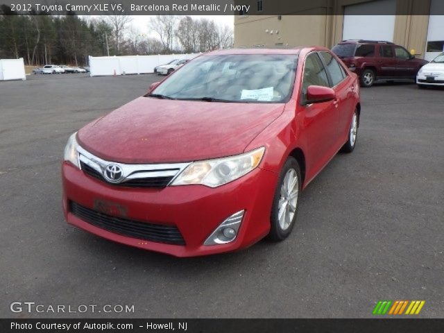 2012 Toyota Camry XLE V6 in Barcelona Red Metallic