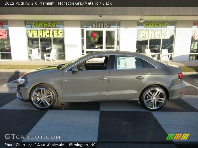 2019 Audi A3 2.0 Premium in Monsoon Gray Metallic