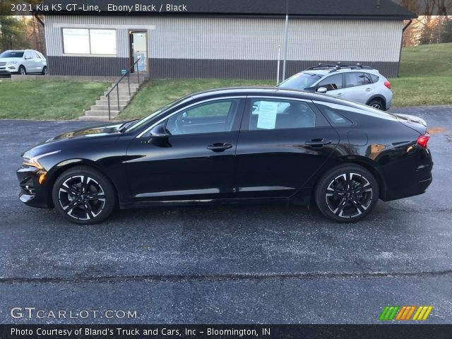 2021 Kia K5 GT-Line in Ebony Black