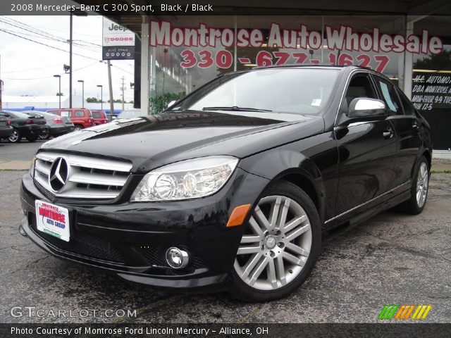 2008 Mercedes-Benz C 300 Sport in Black