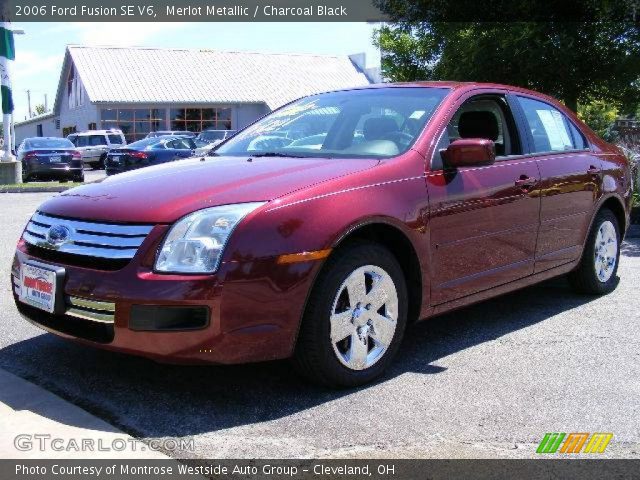 2006 Ford Fusion SE V6 in Merlot Metallic