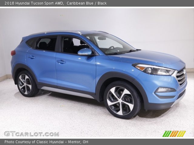 2018 Hyundai Tucson Sport AWD in Caribbean Blue