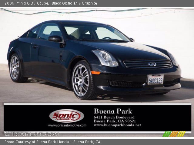 2006 Infiniti G 35 Coupe in Black Obsidian