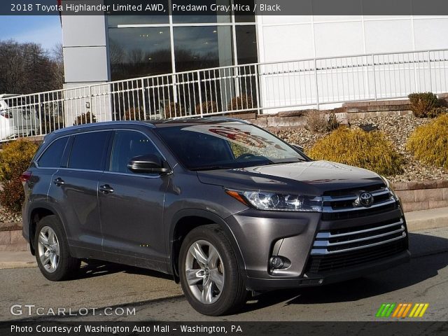 2018 Toyota Highlander Limited AWD in Predawn Gray Mica
