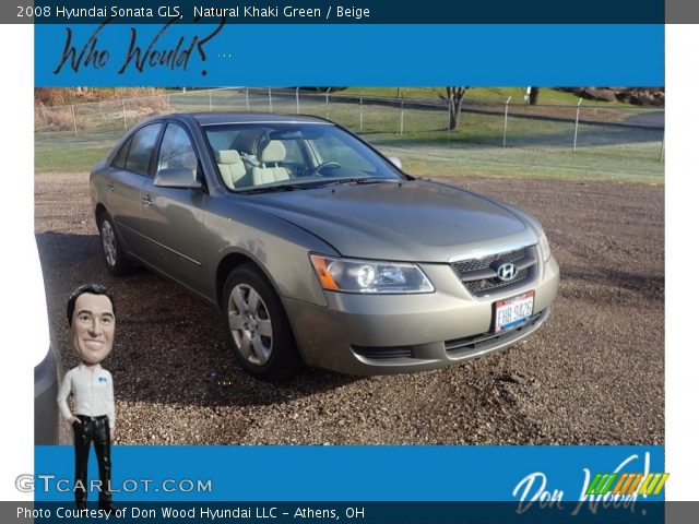 2008 Hyundai Sonata GLS in Natural Khaki Green