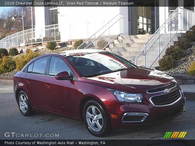 2016 Chevrolet Cruze Limited LT in Siren Red Tintcoat