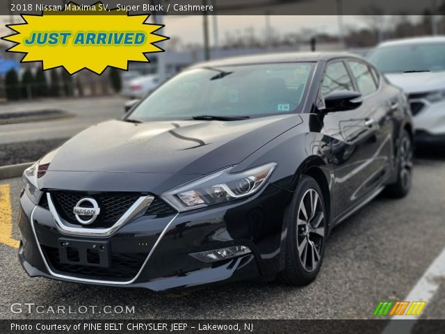 2018 Nissan Maxima SV in Super Black