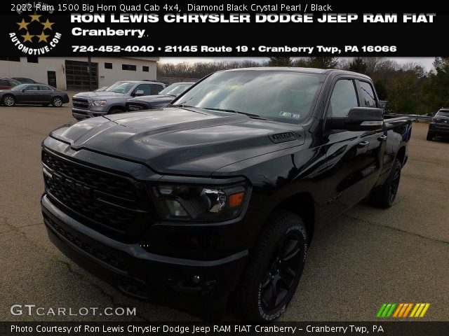 2022 Ram 1500 Big Horn Quad Cab 4x4 in Diamond Black Crystal Pearl