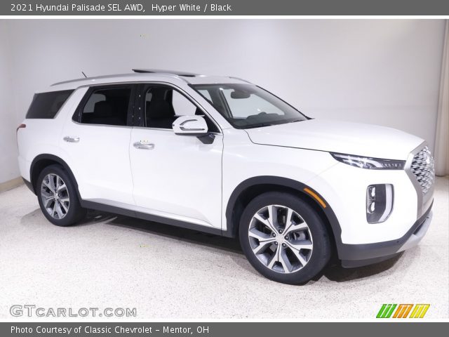 2021 Hyundai Palisade SEL AWD in Hyper White