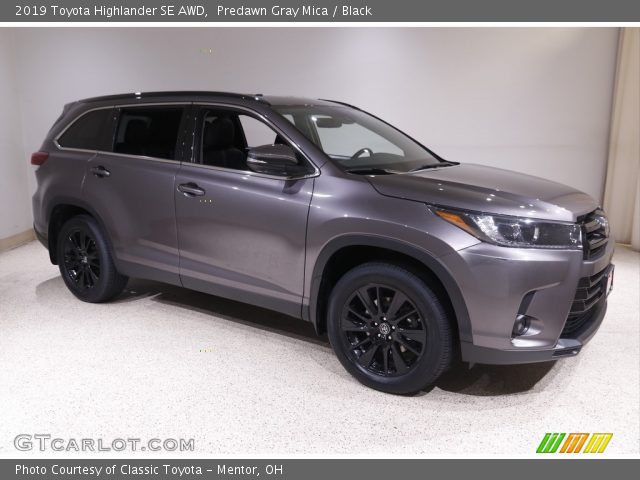2019 Toyota Highlander SE AWD in Predawn Gray Mica