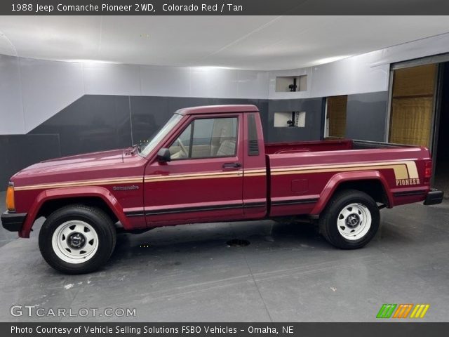 1988 Jeep Comanche Pioneer 2WD in Colorado Red