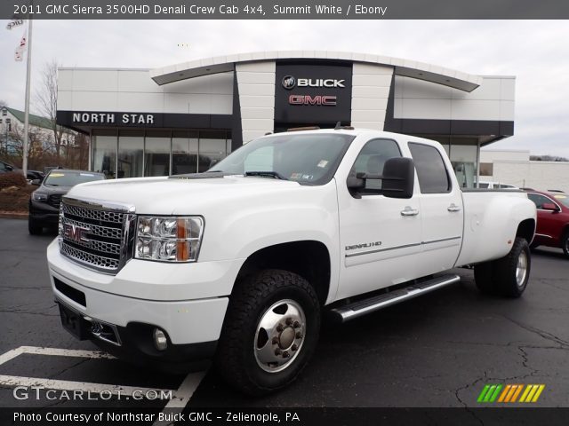 2011 GMC Sierra 3500HD Denali Crew Cab 4x4 in Summit White