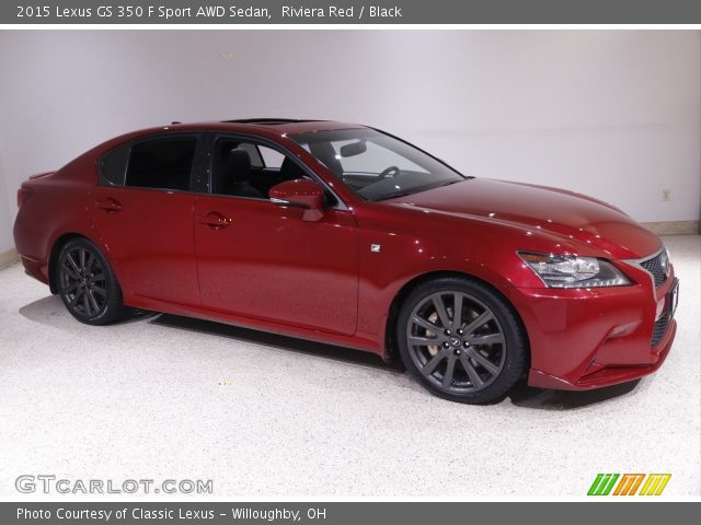 2015 Lexus GS 350 F Sport AWD Sedan in Riviera Red