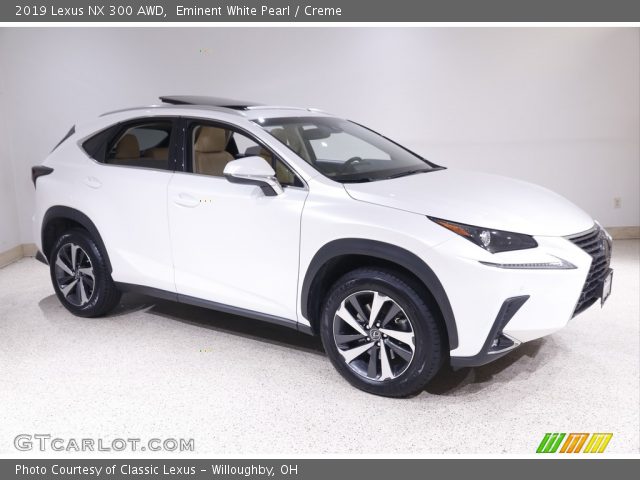 2019 Lexus NX 300 AWD in Eminent White Pearl