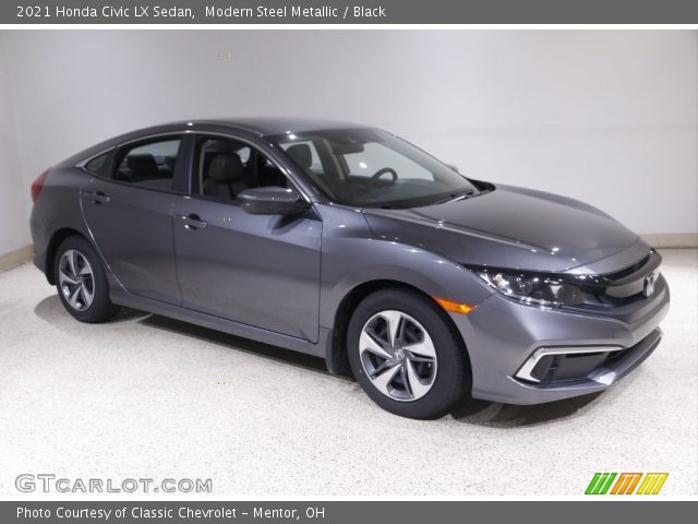 2021 Honda Civic LX Sedan in Modern Steel Metallic