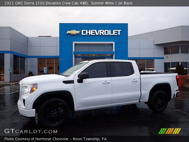 2021 GMC Sierra 1500 Elevation Crew Cab 4WD in Summit White