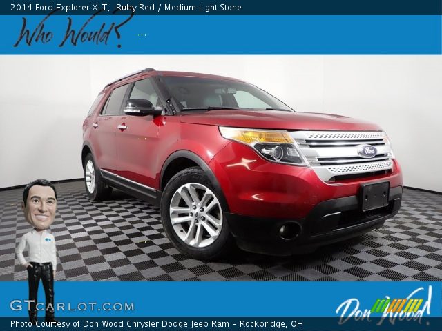 2014 Ford Explorer XLT in Ruby Red